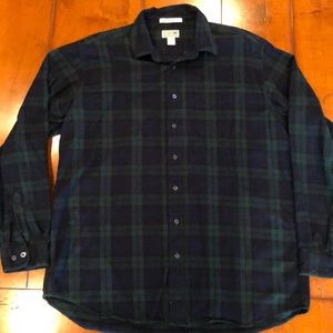 LL Bean Black Watch Flannel XL